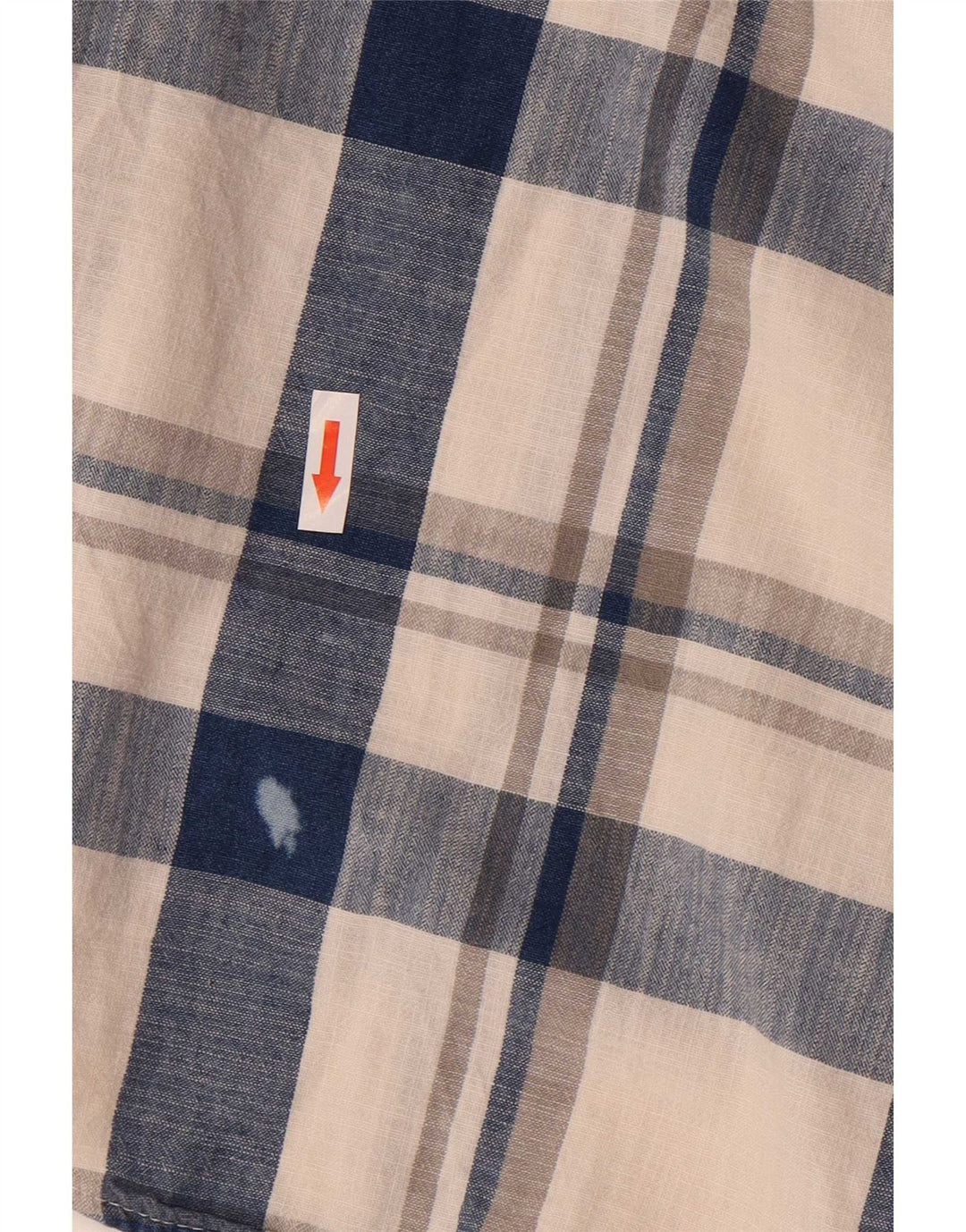Wrangler herreskjorte stor beige ternet bomuld