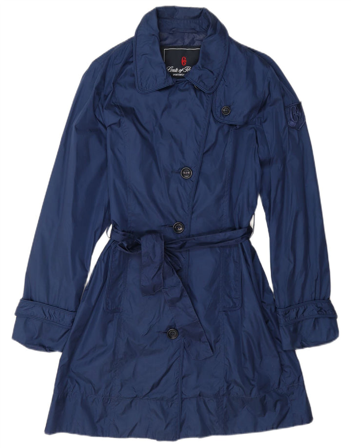 Conte of Florence Trench Coat til kvinder IT 42 Mellem marineblå polyamid