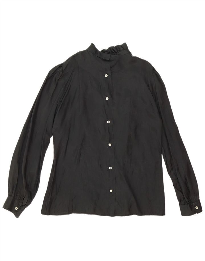 Primavera Firenze Langærmet Oversized Bluse Top US 3 XS Sort
