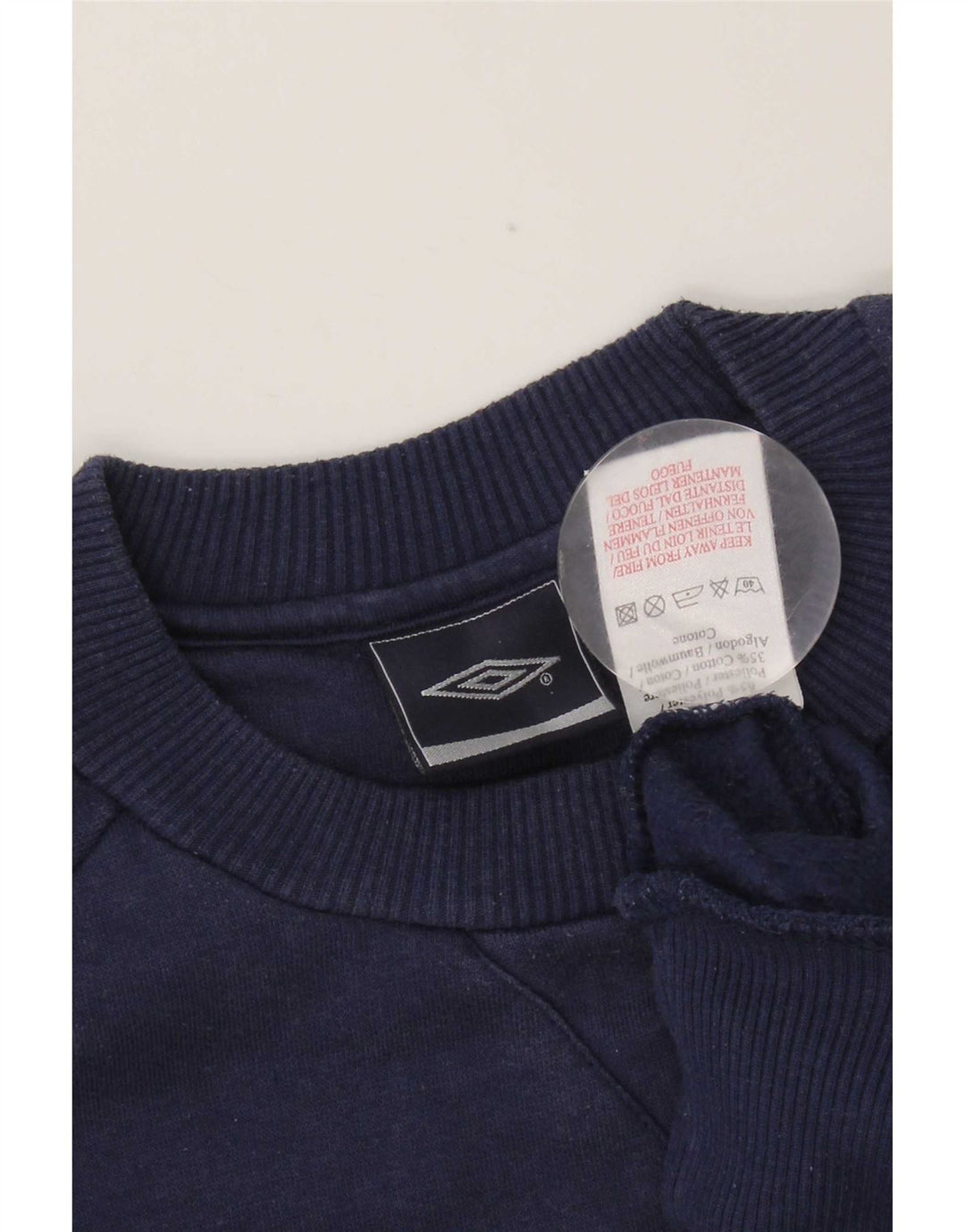 Umbro Boys Sweatshirt Jumper 12-13 år XL Navy Blue Polyester