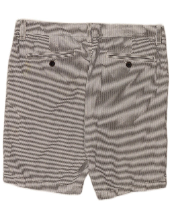 Fat Face Herre Chino Shorts XL W38 Blå Nålestribet Bomuld