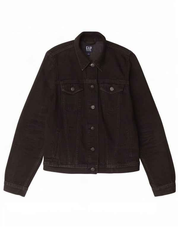 Gap Dame denimjakke UK 6 XS Sort Bomuld
