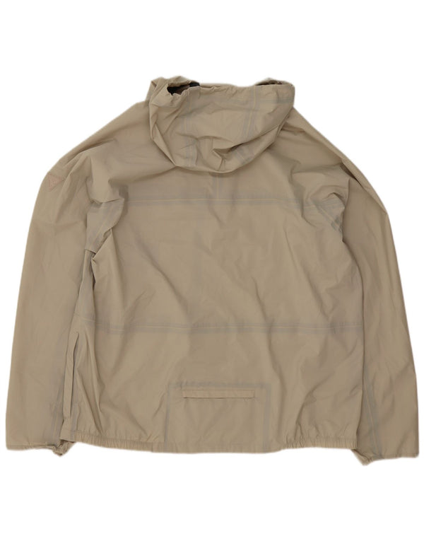 Guess Regnjakke med hætte til mænd UK 42 XL Beige Polyethylene