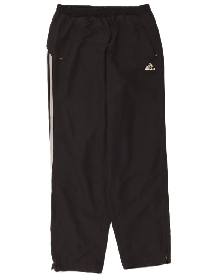 Adidas Herre Climalite træningsdragt Bukser UK 38/40 Medium Sort Polyester