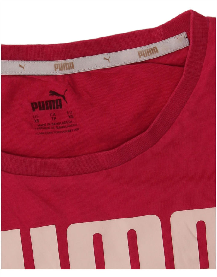 PUMA Grafisk T-shirt top til kvinder DK 6 XS Pink