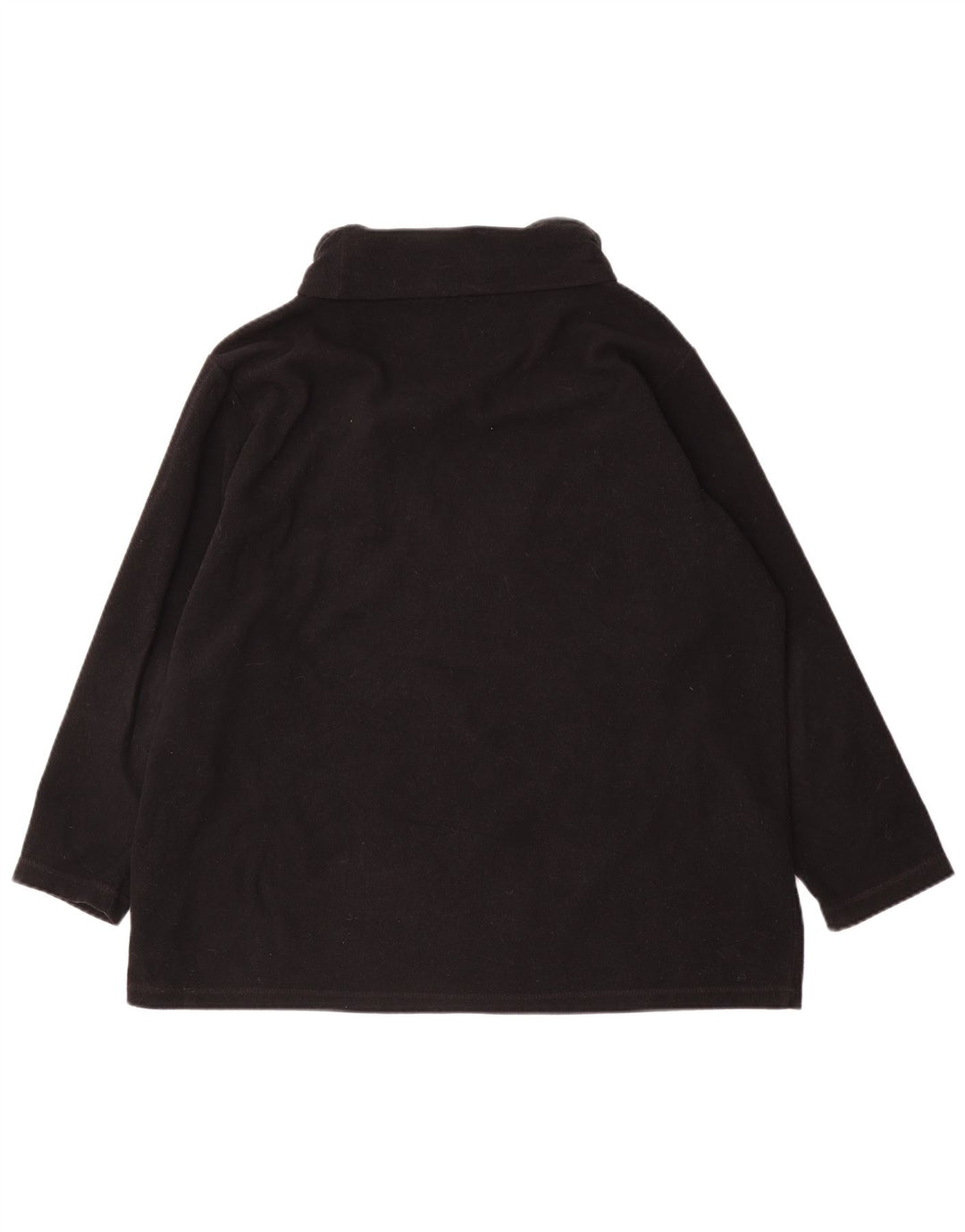 Marks & Spencer Dame Oversized Fleece Jumper UK 18 XL Sort Polyester