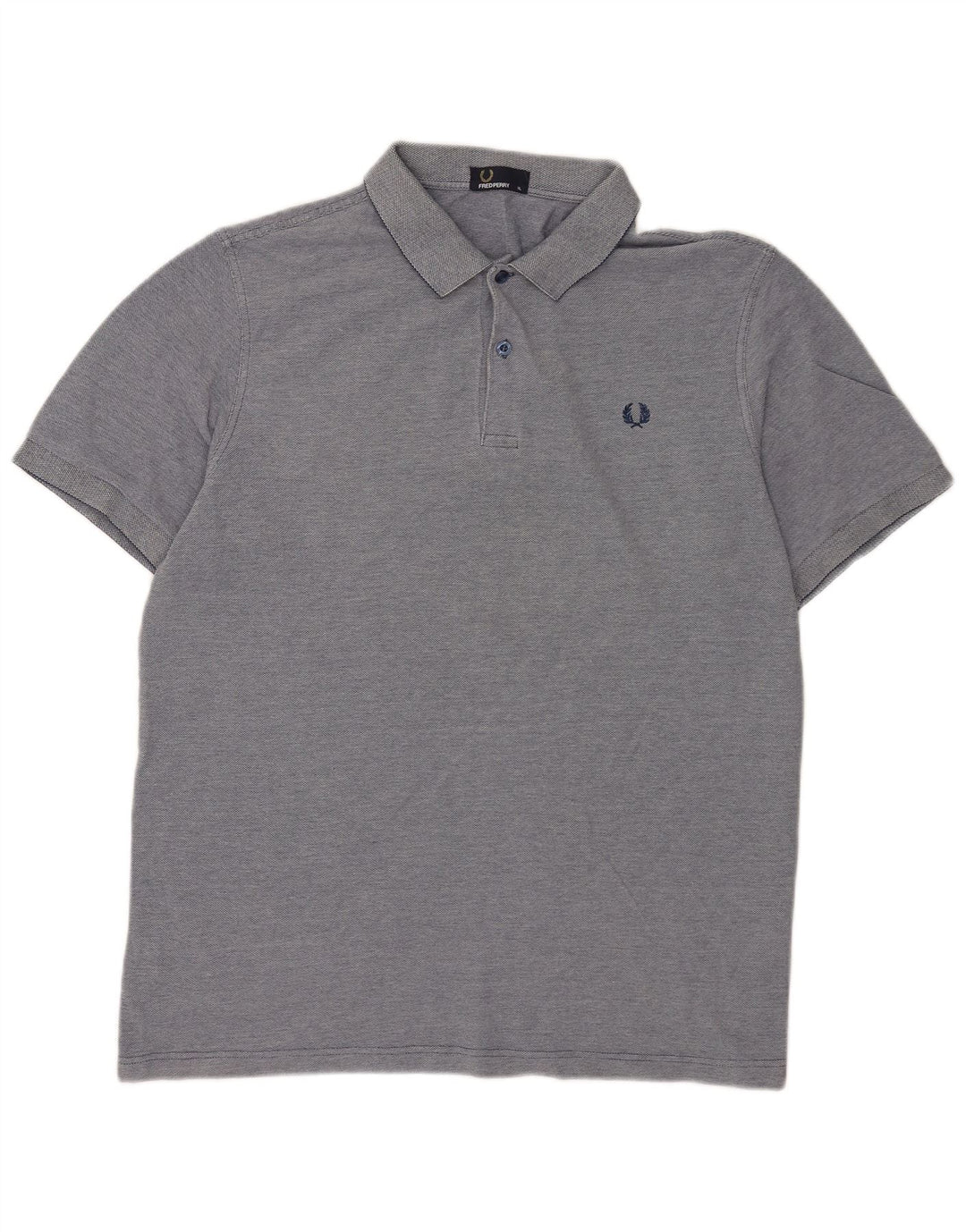 Fred Perry herre poloshirt XL blå bomuld