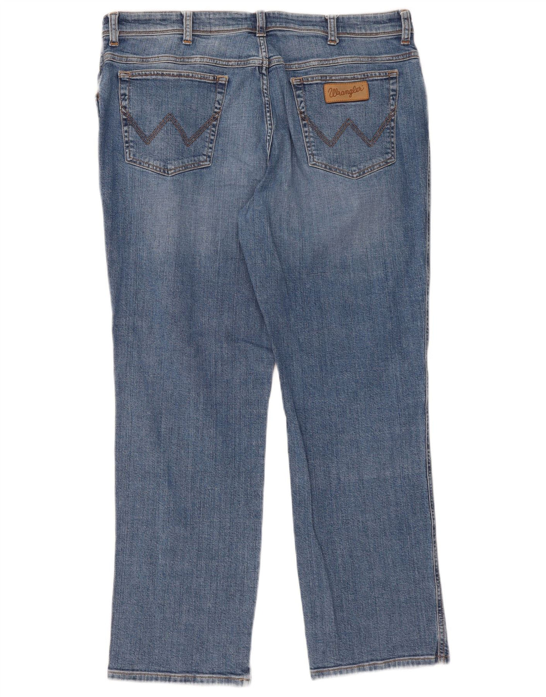 Wrangler Herre Texas Straight Jeans W40 L30 Blå Bomuld