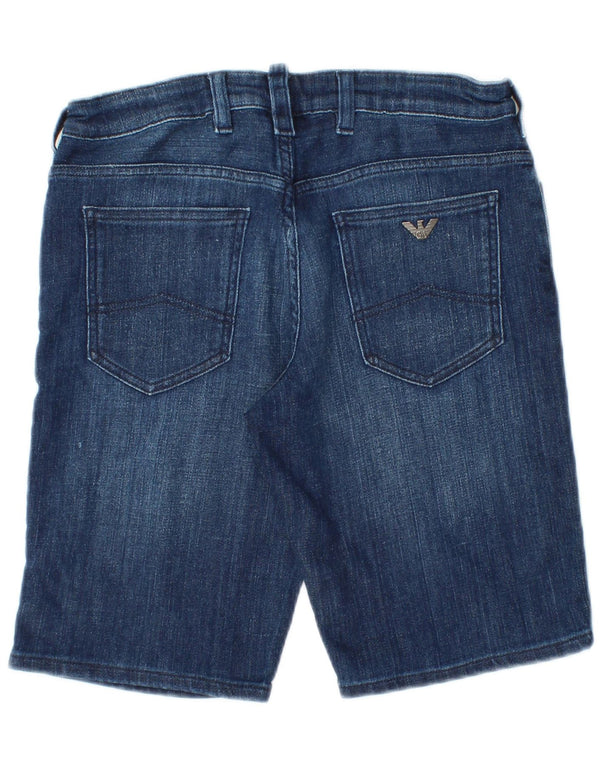 Emporio Armani drenge denimshorts 13-14 år W28 blå bomuld