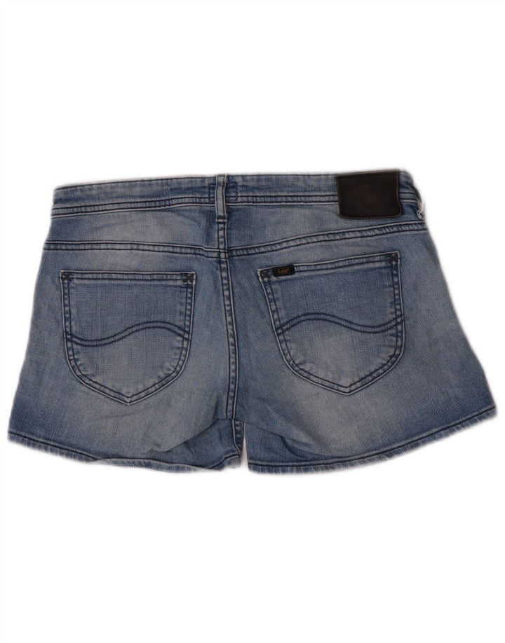 Lee Dame Lynn Denim Shorts W29 Medium Blue Bomuld