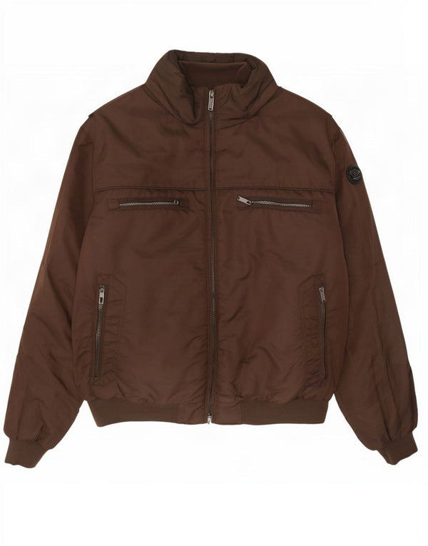 Fordocks Herre Hooded Bomber Jacket UK 46 3XL Brun Nylon
