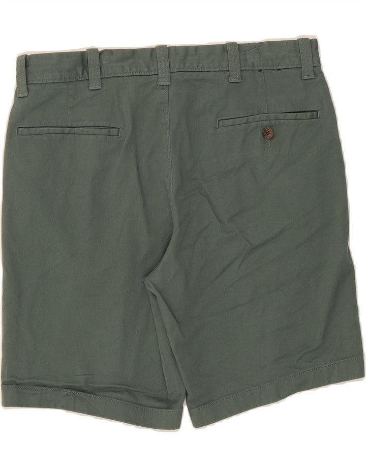 J. CREW Mens Chino Shorts W32 Medium Green Cotton Vintage J. Crew and Second-Hand J. Crew from Messina Hembry 
