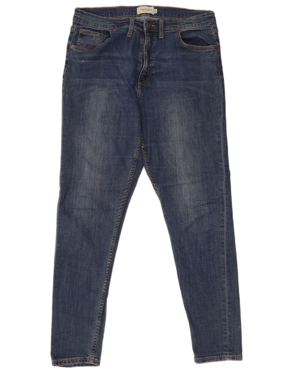 French Connection Dame Skinny Jeans UK 16 Large W33 L29 Blue