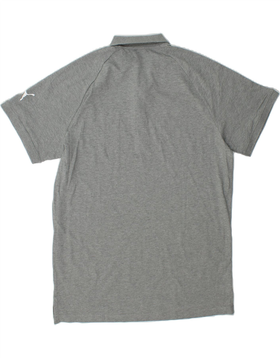PUMA Mens Graphic Polo Shirt XL Grey Cotton Vintage Puma and Second-Hand Puma from Messina Hembry 