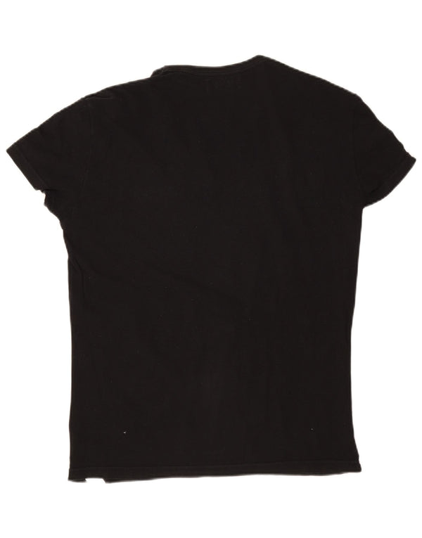 Emporio Armani Herre T-Shirt Top Medium Sort Bomuld