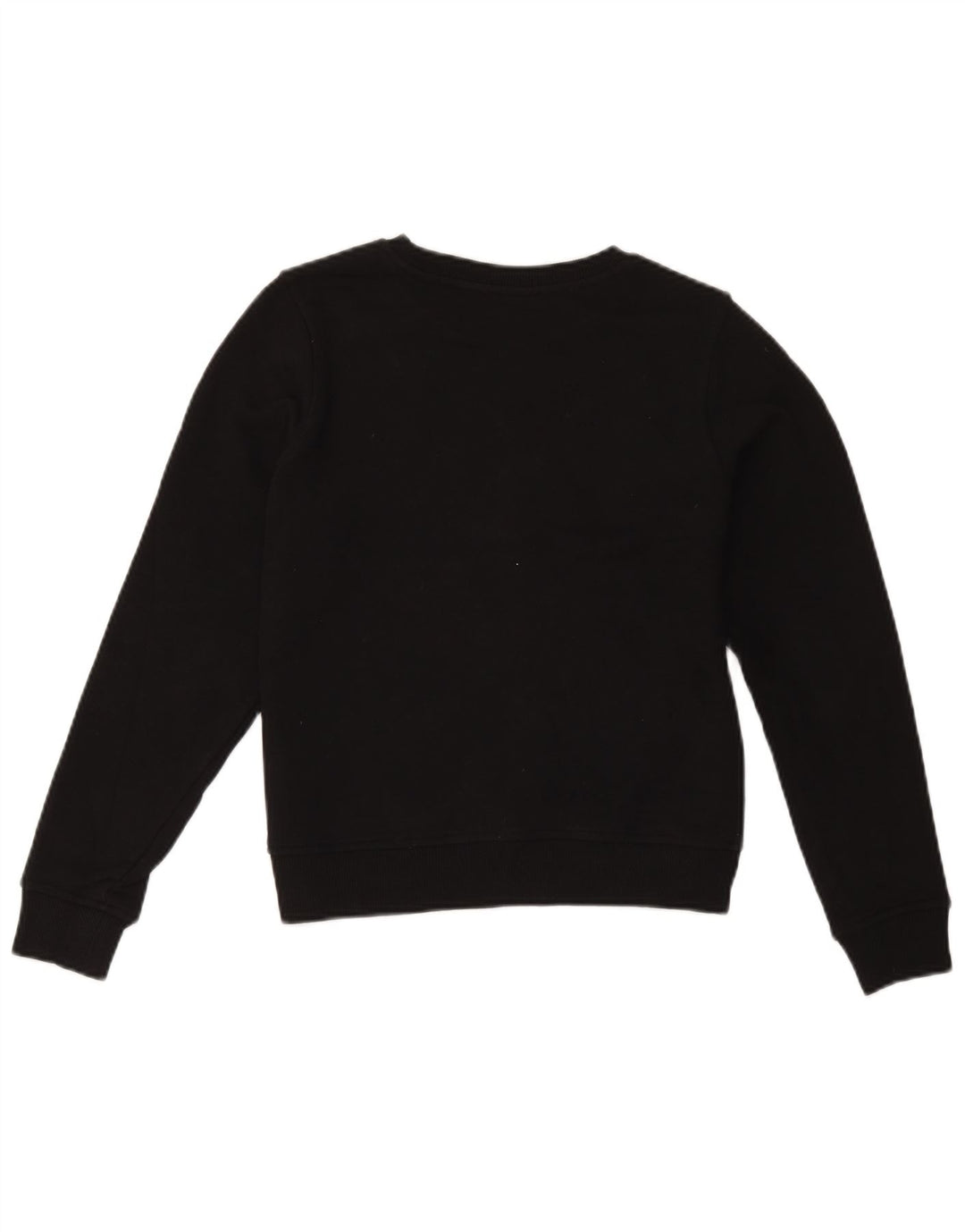 Oasis Dame Sweatshirt Jumper UK 10 Lille sort stribet bomuld