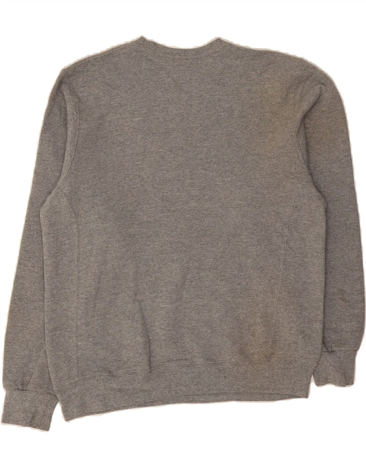 RUSSELL ATHLETIC Mens Sweatshirt Jumper Medium Grey Polyester Vintage Russell Athletic and Second-Hand Russell Athletic from Messina Hembry 