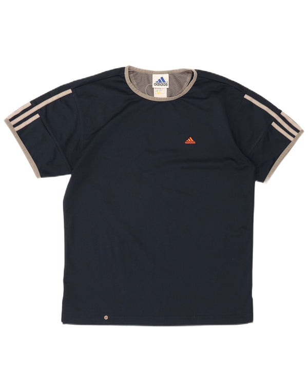 ADIDAS T-shirt til drenge 13-14 år marineblå polyester