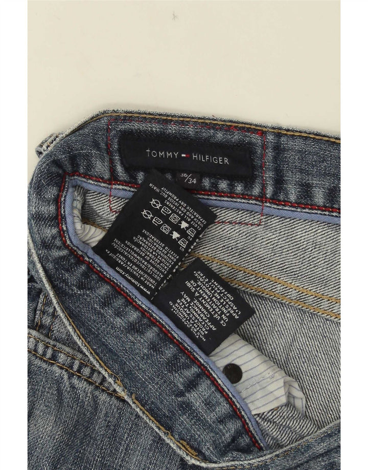Tommy Hilfiger Straight Jeans til mænd W36 L27 Blå Bomuld