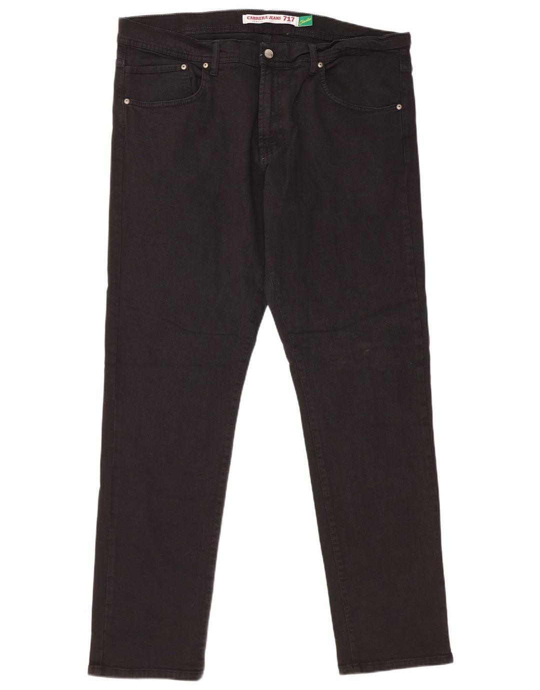 Carrera Mens 717 Slim Jeans W38 L32 Sort Bomuld