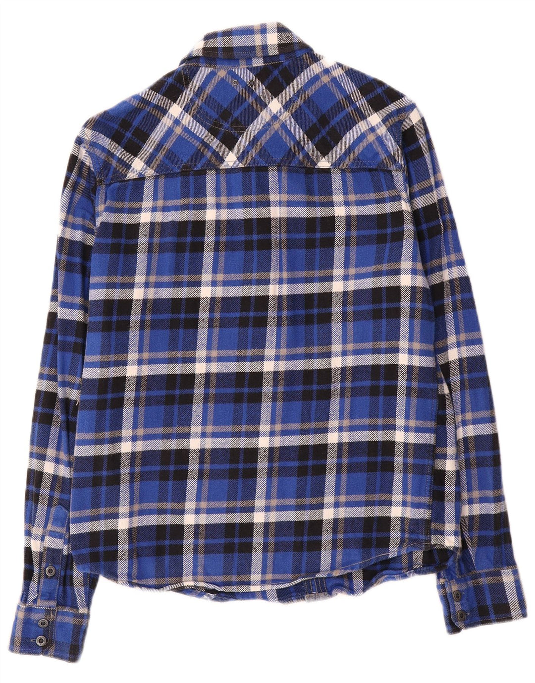 Converse Flanelskjorte til mænd mellemblå ternet