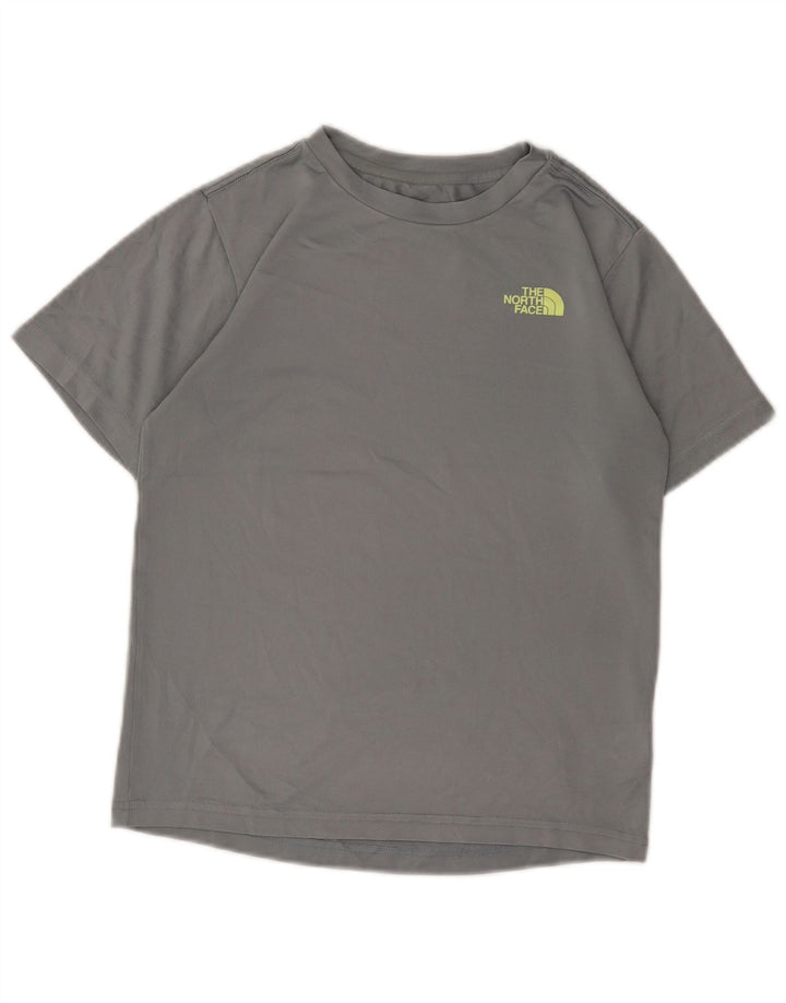 The North Face Boys T-Shirt Top 9-10 år Medium Grå Polyester