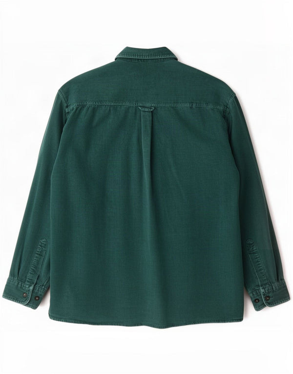 Cajun Herre Corduroy Shirt XL Grøn Bomuld