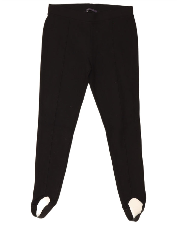 Marks & Spencer Dame Stigbøjle Leggings UK 12 Medium Black Viscose