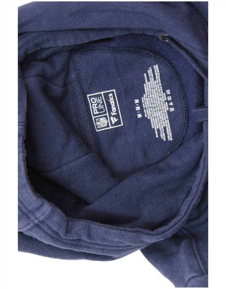 NFL Dame Chicago Bears Grafisk Hoodie Jumper UK 14 Medium Navy Blue