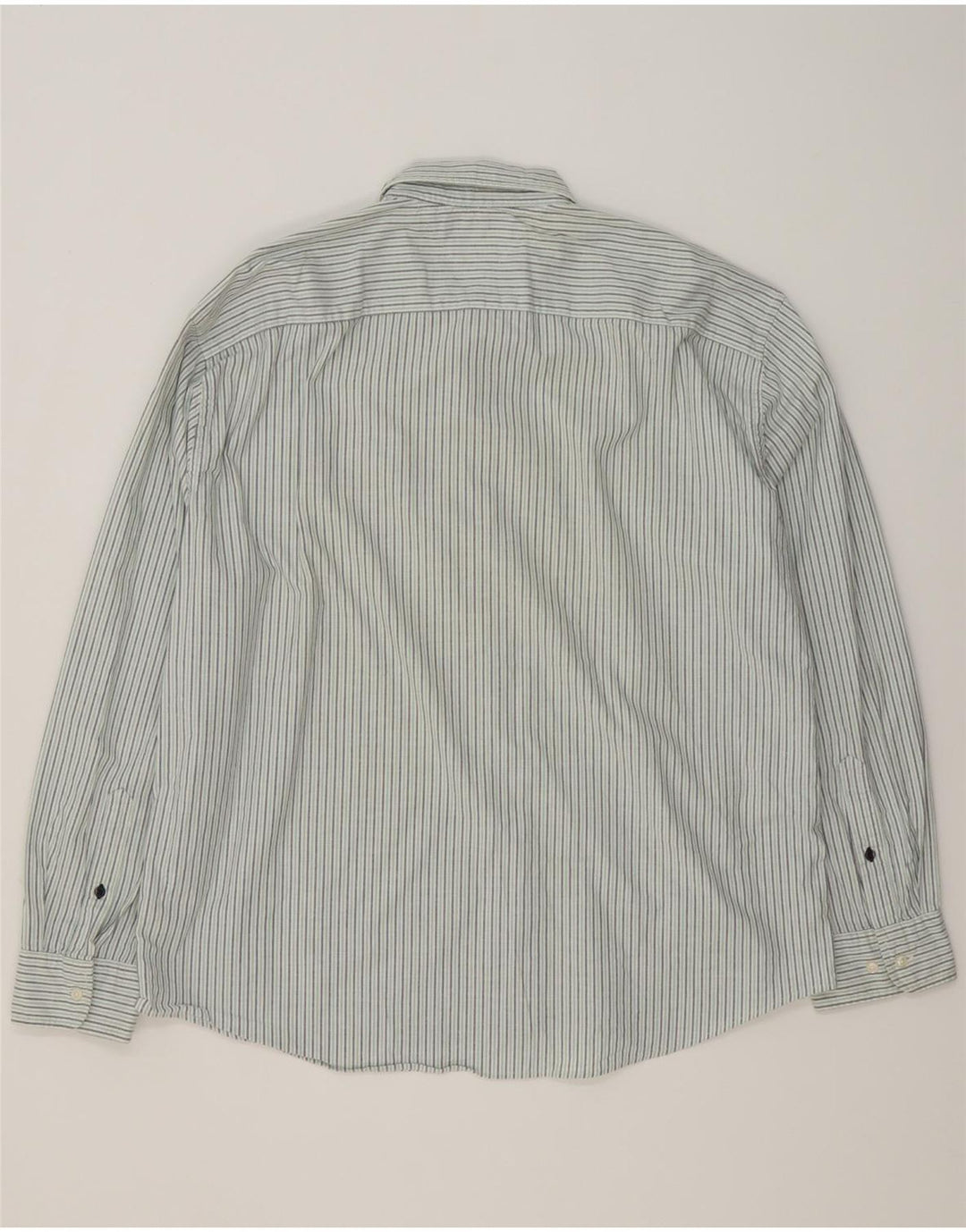 TOMMY HILFIGER Herreskjorte 2XL Grøn Stribet Bomuld