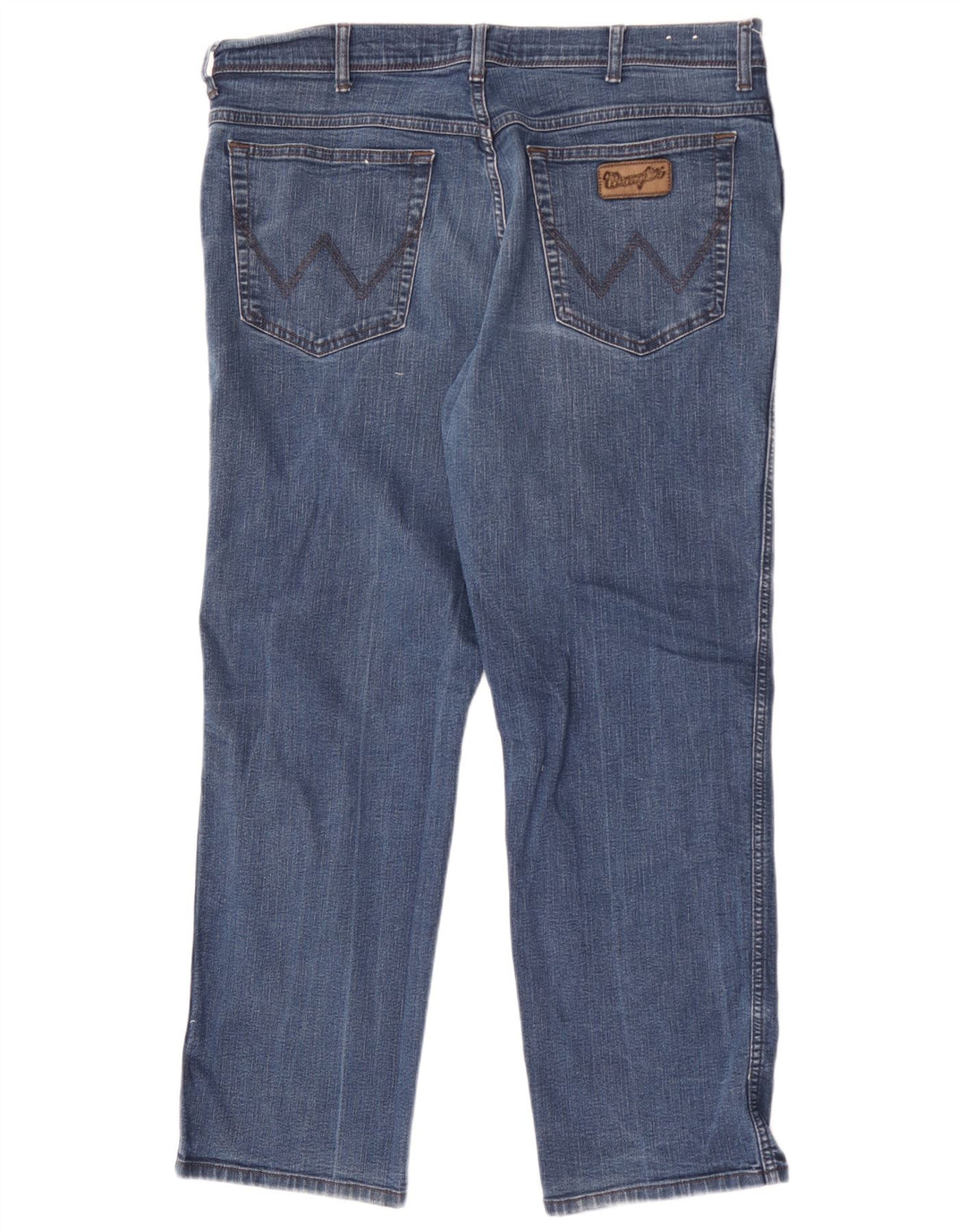 Wrangler Herre Texas Straight Jeans W40 L30 Blå Bomuld