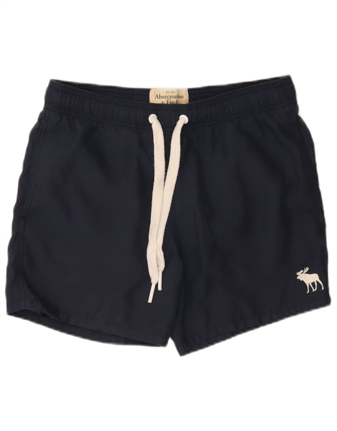 Abercrombie & Fitch Badeshorts til mænd Små marineblå polyester