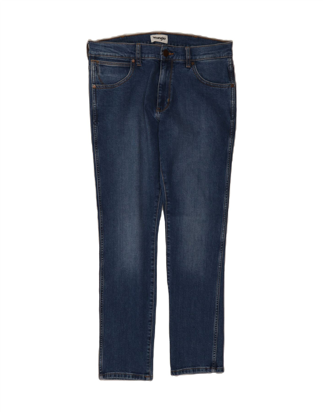 WRANGLER Mens Larston Slim Jeans W32 L30 Blue Cotton Vintage Wrangler and Second-Hand Wrangler from Messina Hembry 