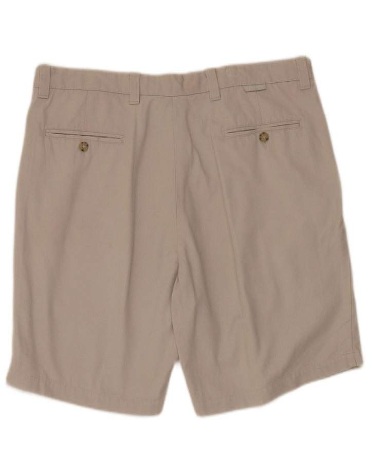 DOCKERS Herre Pegged Chino Shorts W36 Large Beige Bomuld