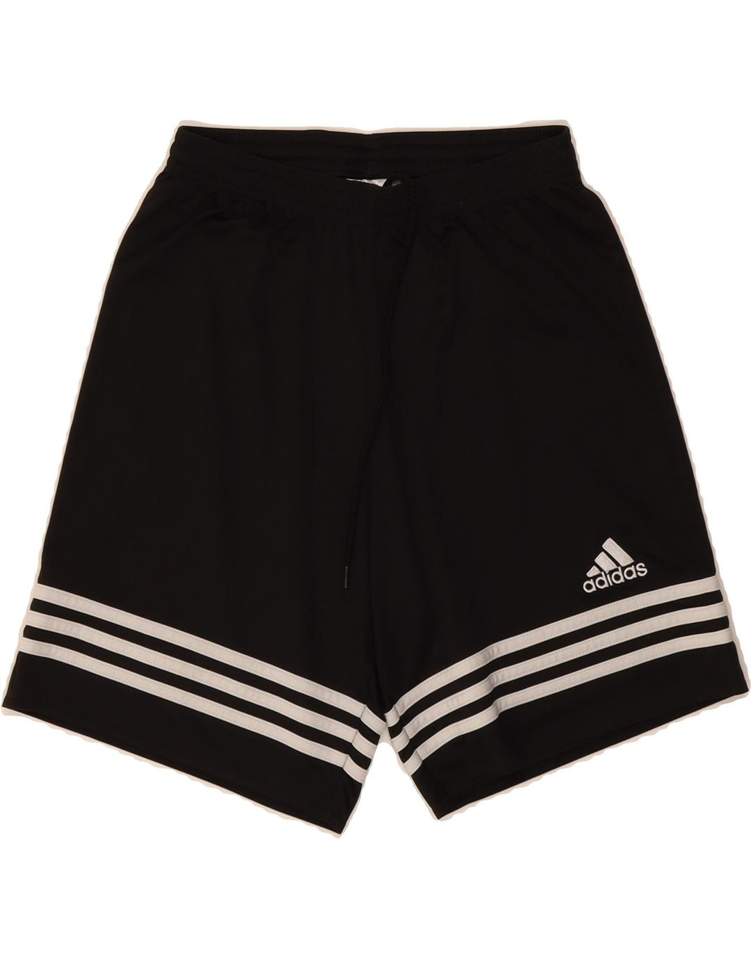 ADIDAS Boys Climalite Sport Shorts 9-10 Years Small Black Polyester Vintage Adidas and Second-Hand Adidas from Messina Hembry 
