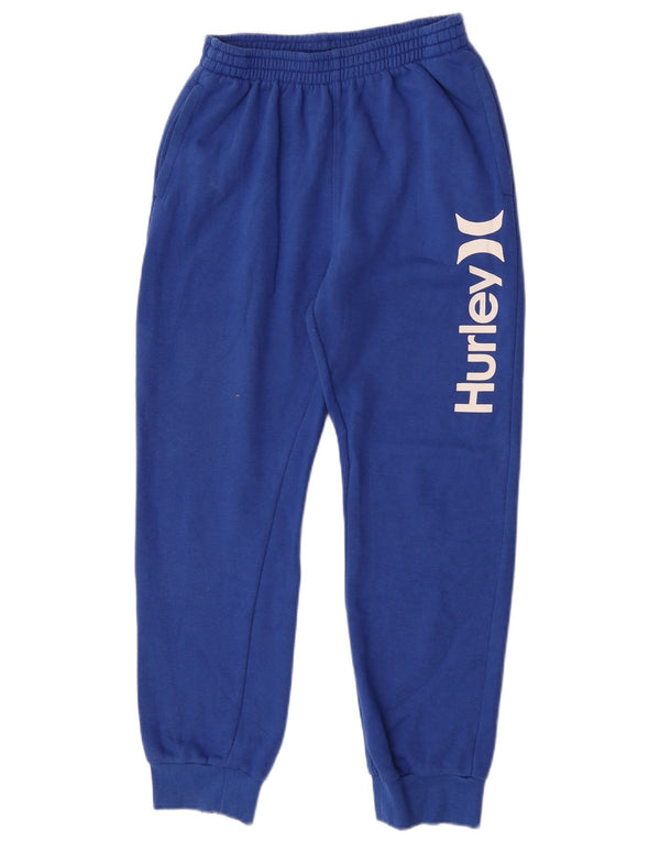 Hurley Boys Grafisk træningsdragt Bukser Joggers 15-16 år Blue Cotton