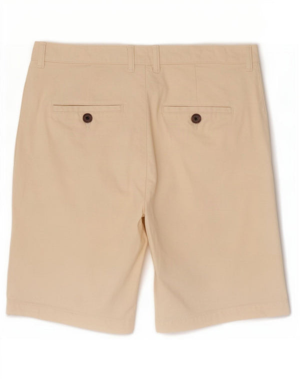 Superdry Chino Shorts til kvinder UK 14 Large W34 Beige Bomuld