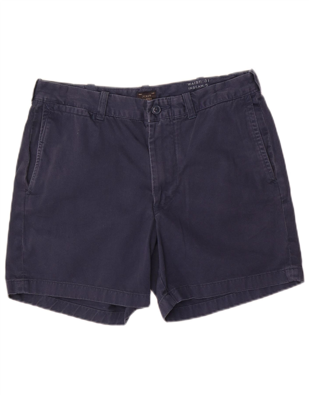 J. Crew Dame Stanton Chino Shorts W31 Mellem marineblå bomuld