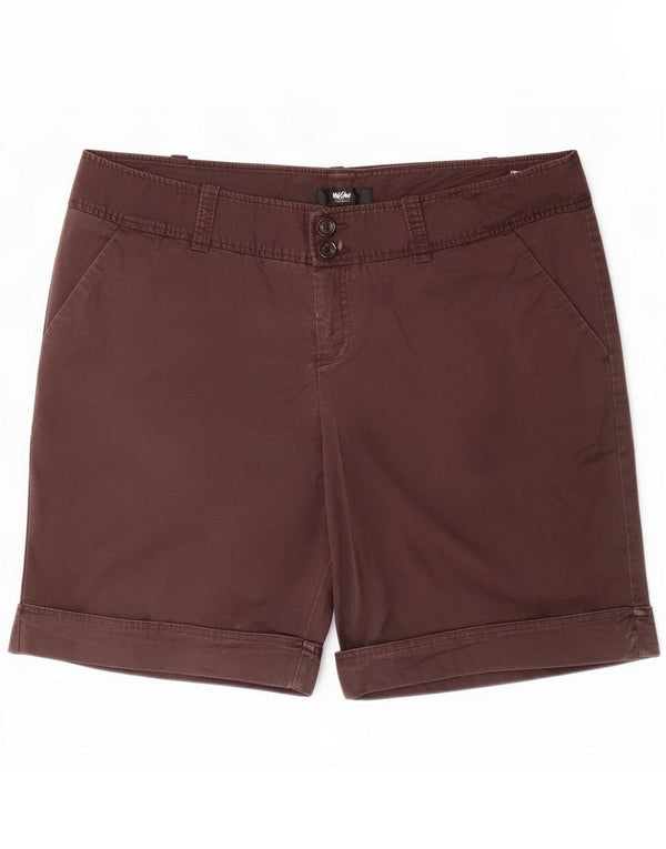 Mossimo Womens Chino Shorts US 14 XL W34 Brown Cotton