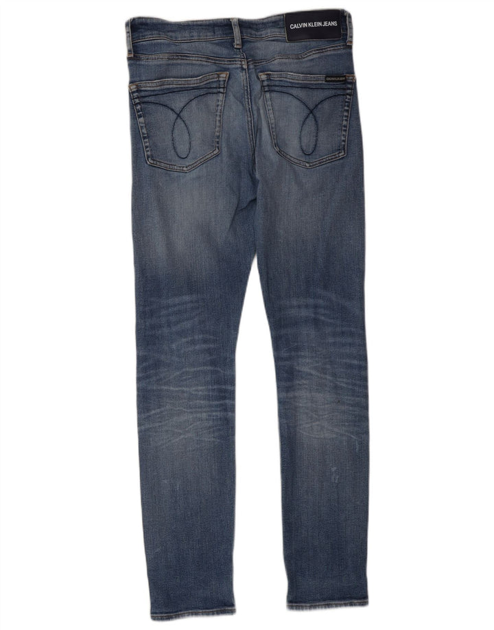 Calvin Klein Herre Skinny Jeans W29 L32 Blå Bomuld
