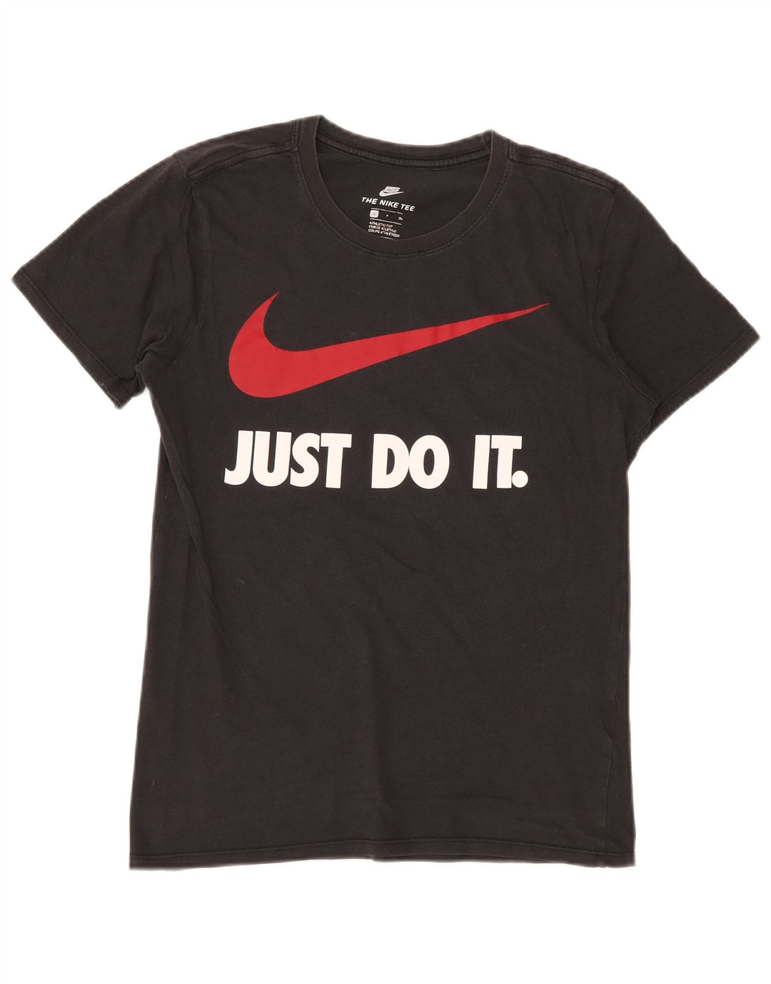 NIKE Herre Athletic Cut Grafisk T-Shirt Top Lille Sort