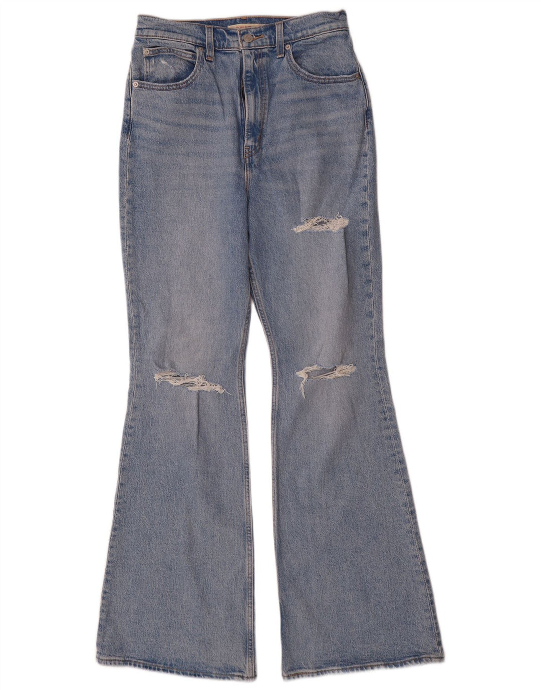 Levi's Kvinder Distressed High Rise Flared Jeans W29 L32 Blå Bomuld