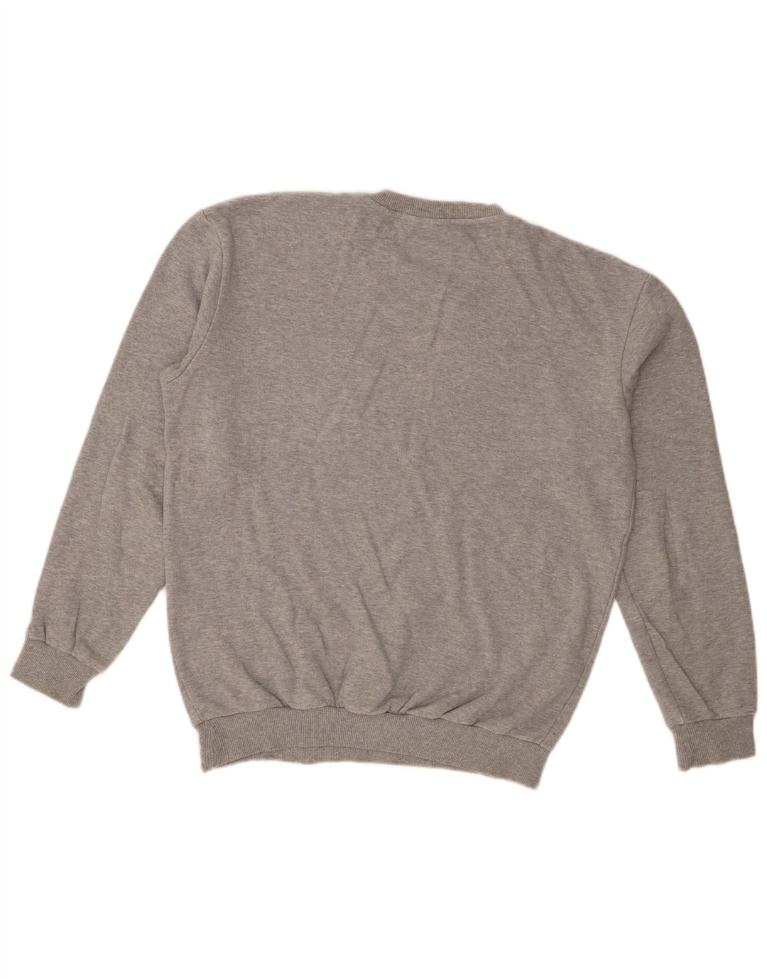 Zara Herre sweater med rund hals, mellemgrå bomuld