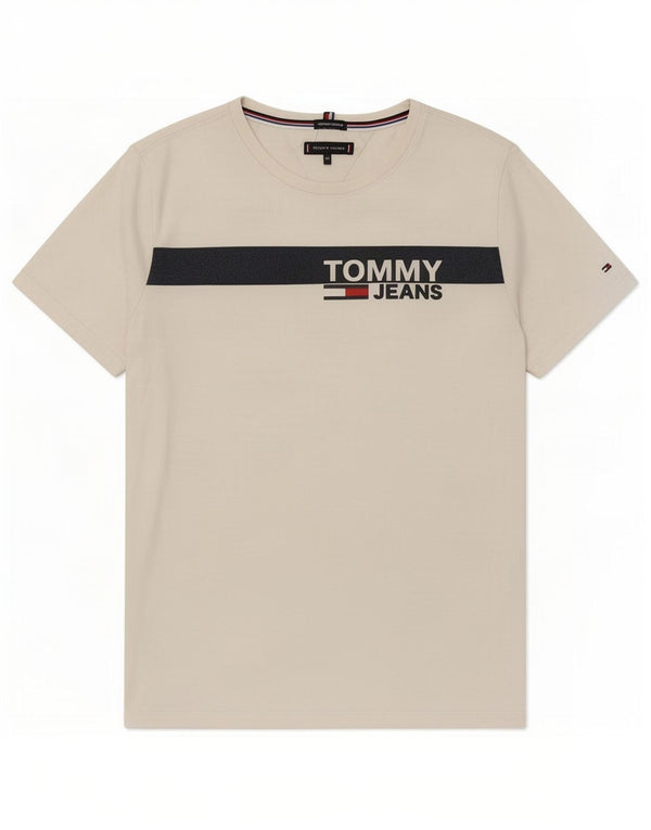 Tommy Hilfiger Boys Grafisk T-Shirt Top 13-14 år Hvid Colourblock