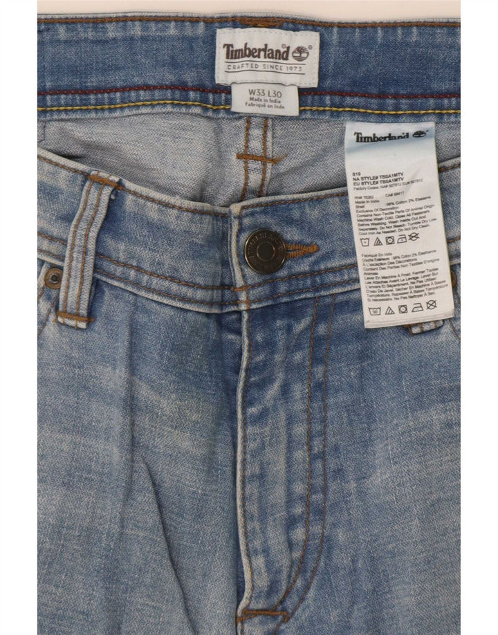Timberland Mens Slim Jeans W33 L30 Blå Bomuld