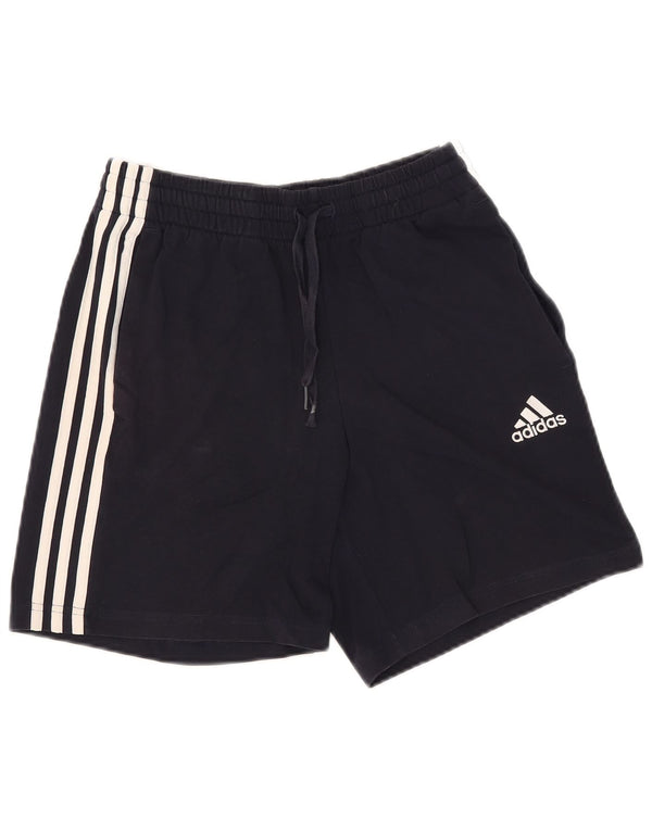 Adidas Mens Sport Shorts Small  Navy Blue Cotton