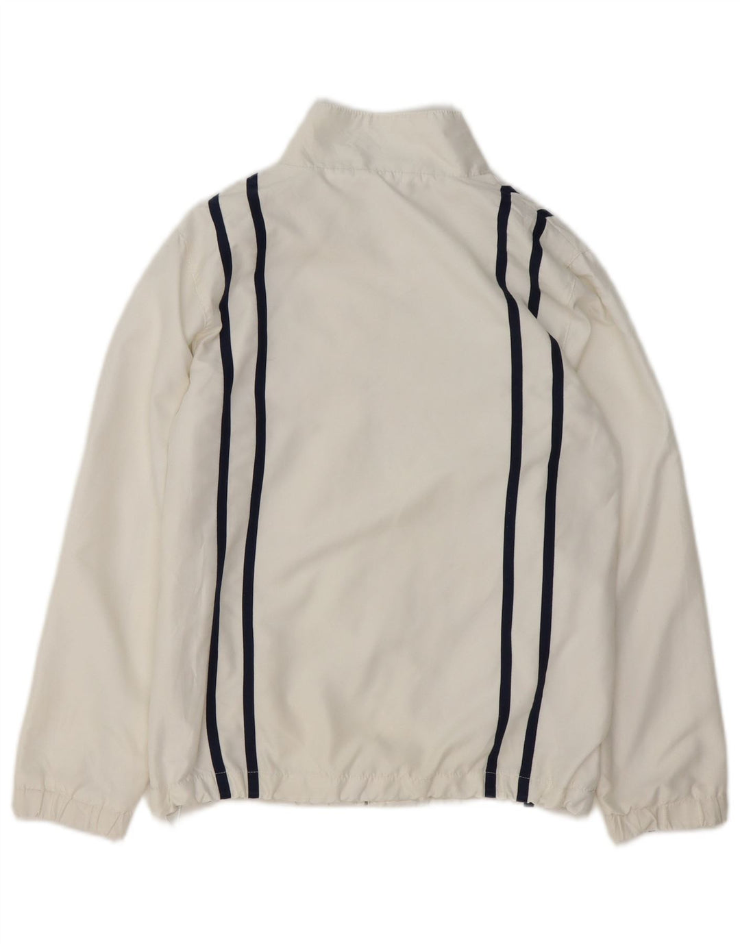 FILA Boys White Line Træningsdragt Topjakke 8-9 År Hvid Polyester
