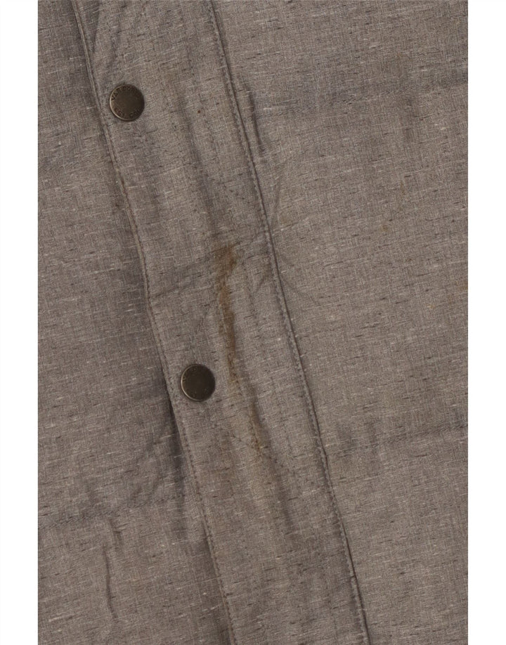 VANS Herre hættepolstret jakke UK 38 Medium Grey Nylon