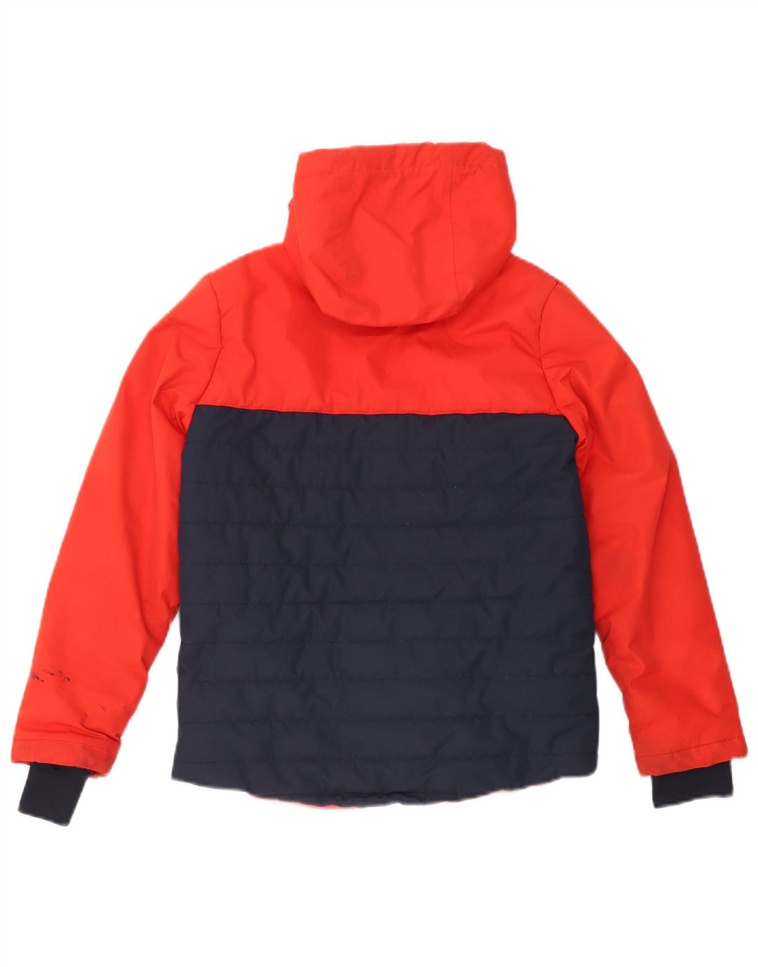 Ellesse Boys Polstret Hættejakke 10-11 År Rød Colourblock Polyester