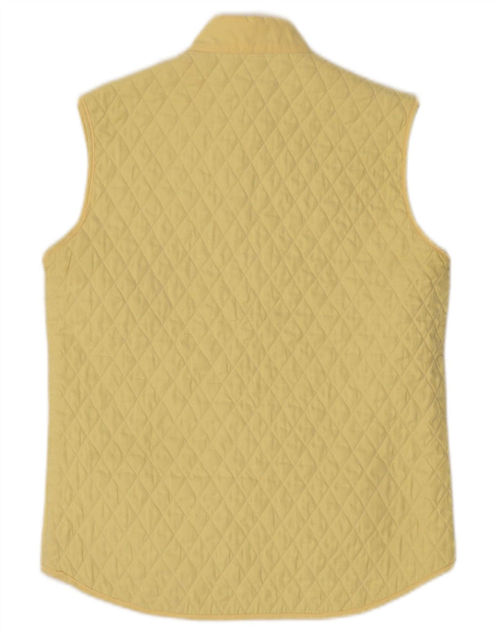 Conte of Florence Quilted Gilet IT 40, lille gul polyester